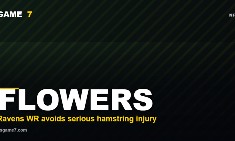 Zay Flowers Injury Update: Ravens Dodge a Bullet With Hamstring Scare
