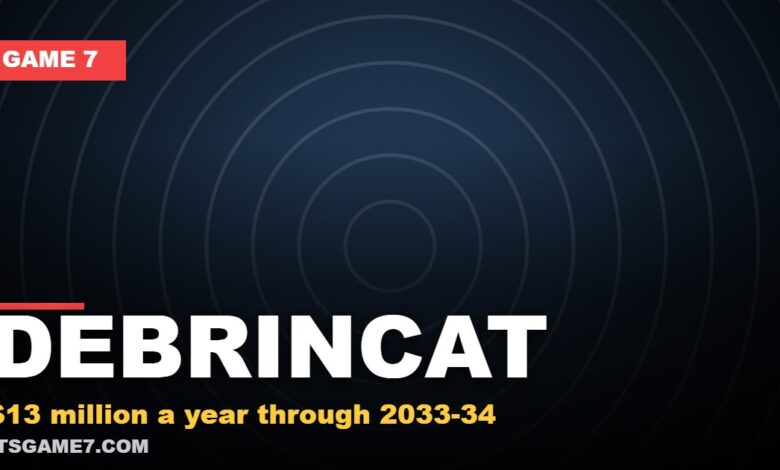 DEBRINCAT: $13 million a year through 2033-34