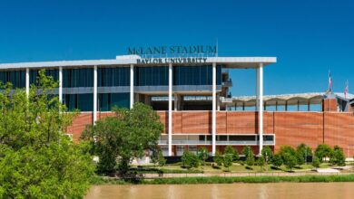 McLane Stadium, home of the Baylor Bears, in Waco, Texas