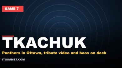 Tkachuk graphic: Panthers in Ottawa, tribute video and boos on deck