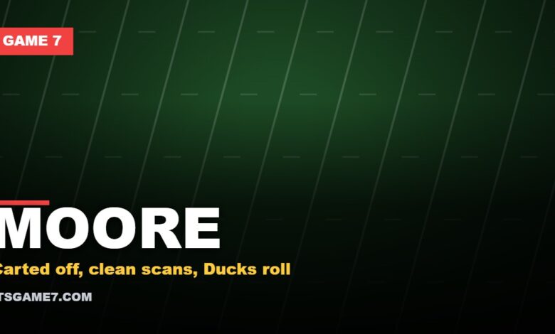 Game 7 graphic: Dante Moore concussed as Oregon beats USC