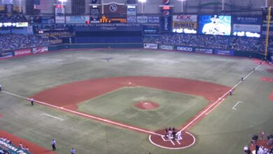 Tropicana Field, home of the Tampa Bay Rays