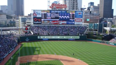 Progressive Field, home of the Cleveland Guardians