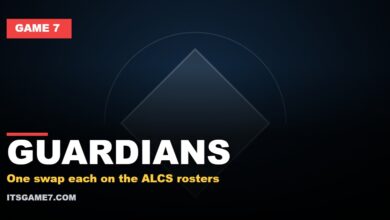 GUARDIANS - One swap each on the ALCS rosters