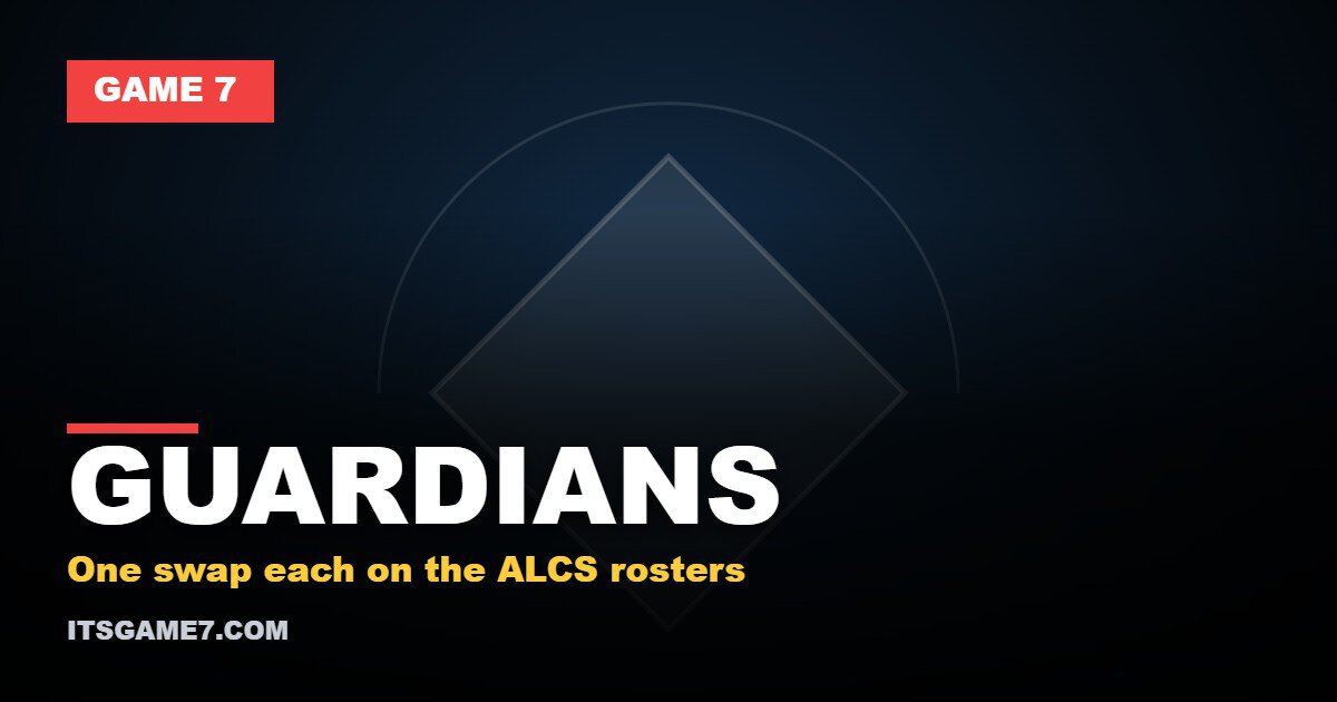 Guardians Add a 13th Pitcher for the ALCS and the Rays Call Up a Rookie: Both Roster Moves Explained