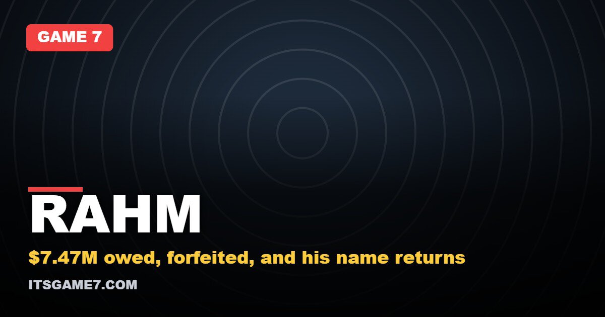 Jon Rahm Walked Away From More Than $100 Million and Got Nothing but His Name Back