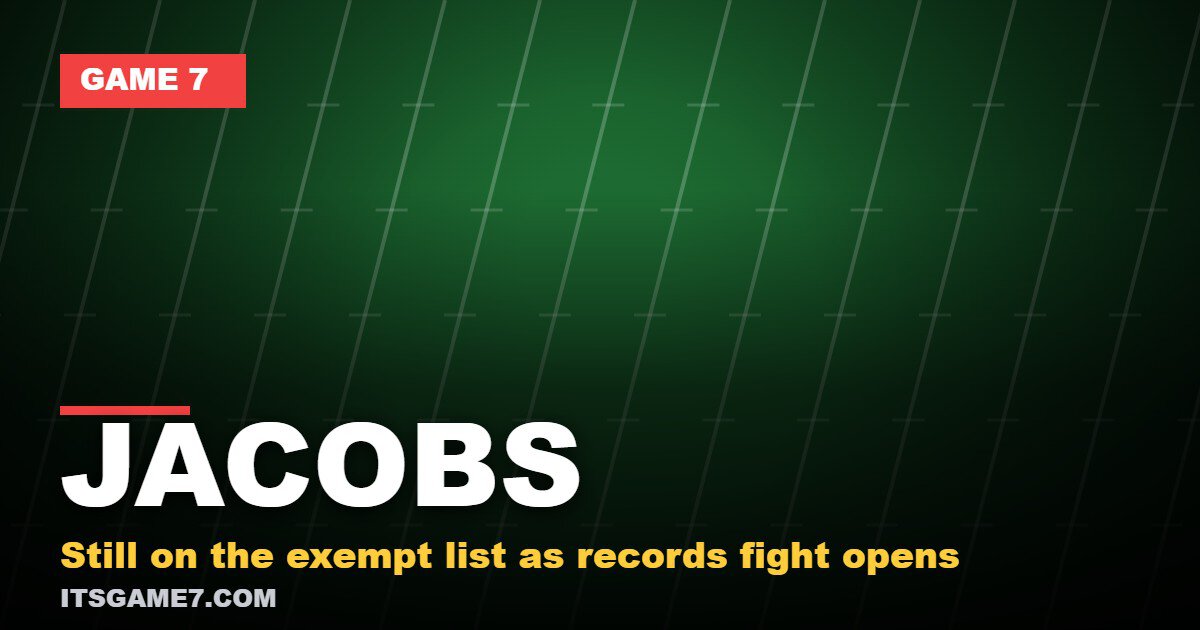 Police Plan to Release Josh Jacobs Investigation Records. What That Means for His Exempt List Status.