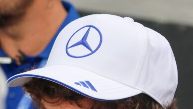 Kimi Antonelli of Mercedes at the 2026 Australian Grand Prix