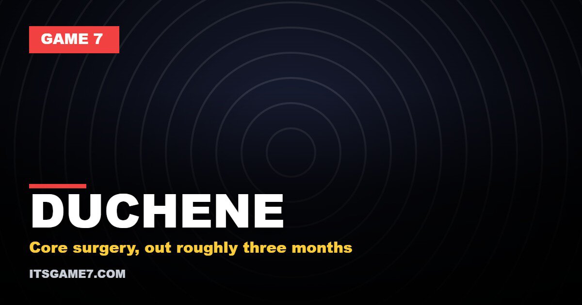 The Stars Will Not See Matt Duchene Until January. They Are Already 2-2-1.