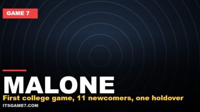 MALONE - First college game, 11 newcomers, one holdover