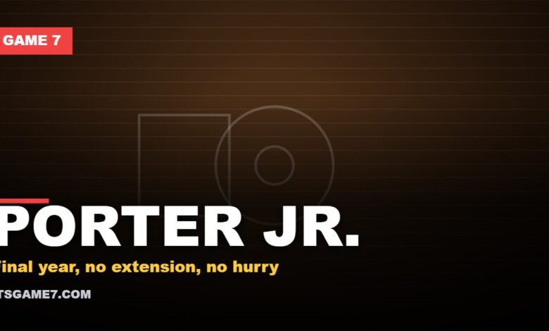 Game 7 graphic: Michael Porter Jr. extension talks stall with the Nets