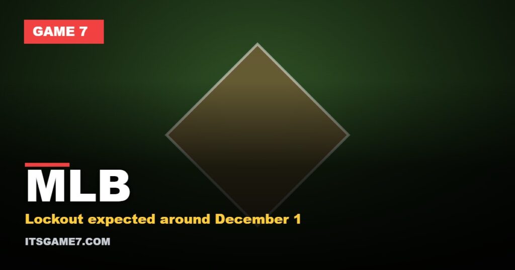 MLB: Lockout expected around December 1