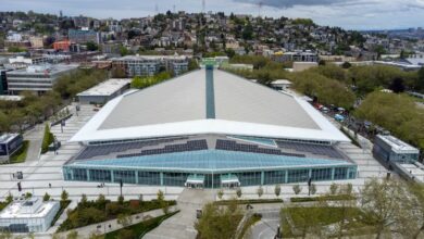 Climate Pledge Arena, home of the Climate Pledge Arena