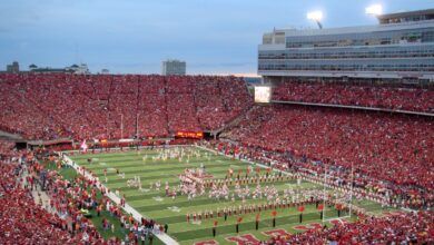 Memorial Stadium, home of the Nebraska Cornhuskers football team