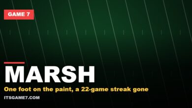MARSH: One foot on the paint, a 22-game streak gone