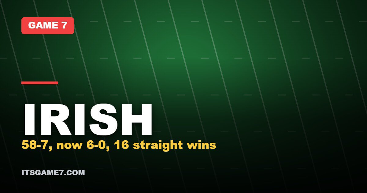 Notre Dame Routs Stanford 58-7 for Its 16th Straight Win: What It Means for the Irish