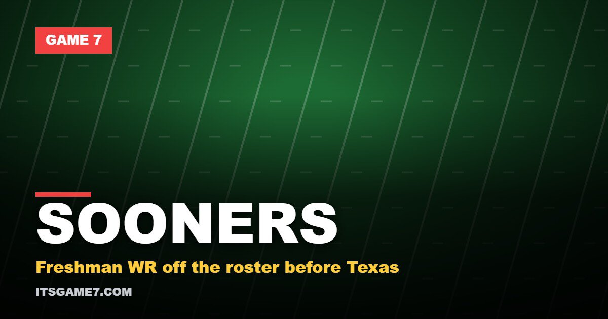 Oklahoma Dismisses Jahsiear Rogers: What It Means Two Days Before the Red River Rivalry
