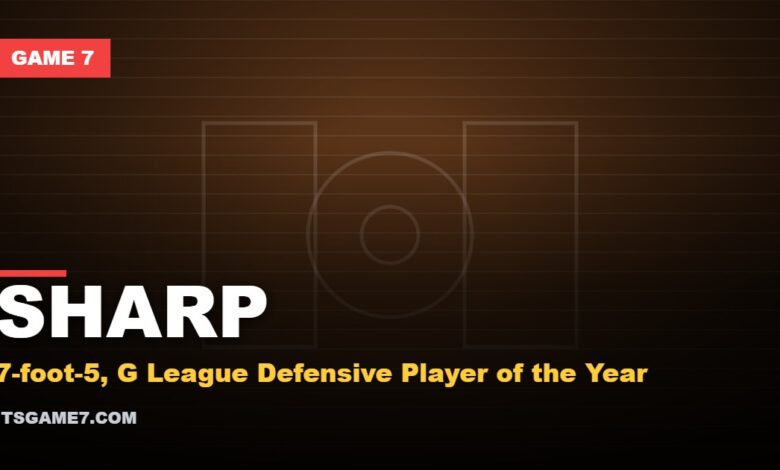 Game 7 graphic on the Raptors signing 7-foot-5 center Jamarion Sharp