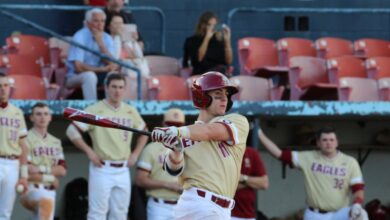 Sal Frelick batting for Boston College