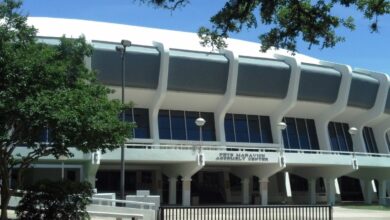 Pete Maravich Assembly Center, home of LSU Tigers basketball in Baton Rouge, Louisiana