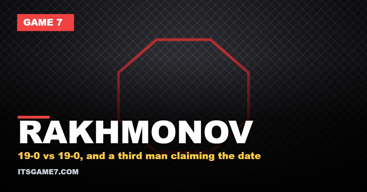 Shavkat Rakhmonov Teased 19-0 vs 19-0. Ian Garry Says He Already Took That Fight.