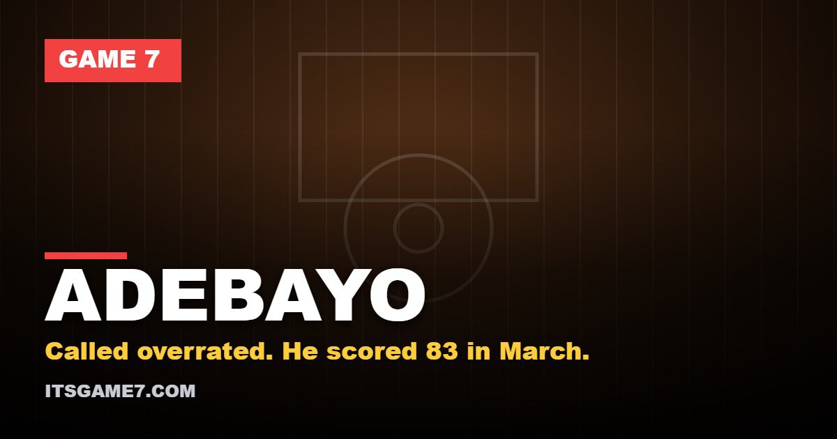 Stan Van Gundy Says Bam Adebayo Is Overrated. Adebayo Scored 83 Points in a Game Seven Months Ago.