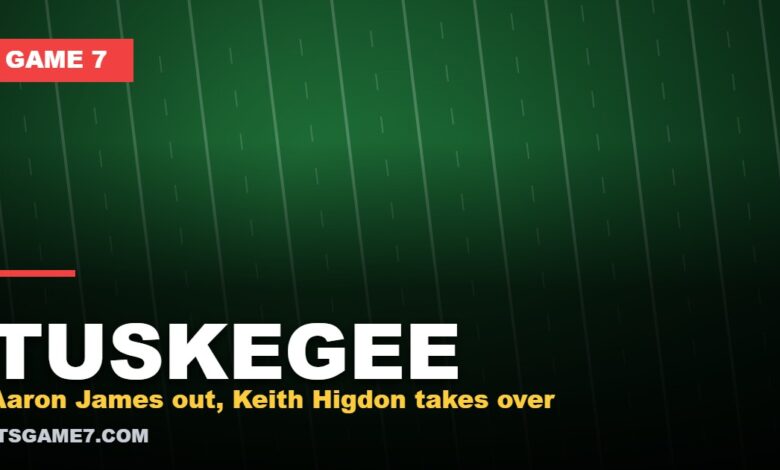 Game 7 graphic: Tuskegee fires head football coach Aaron James