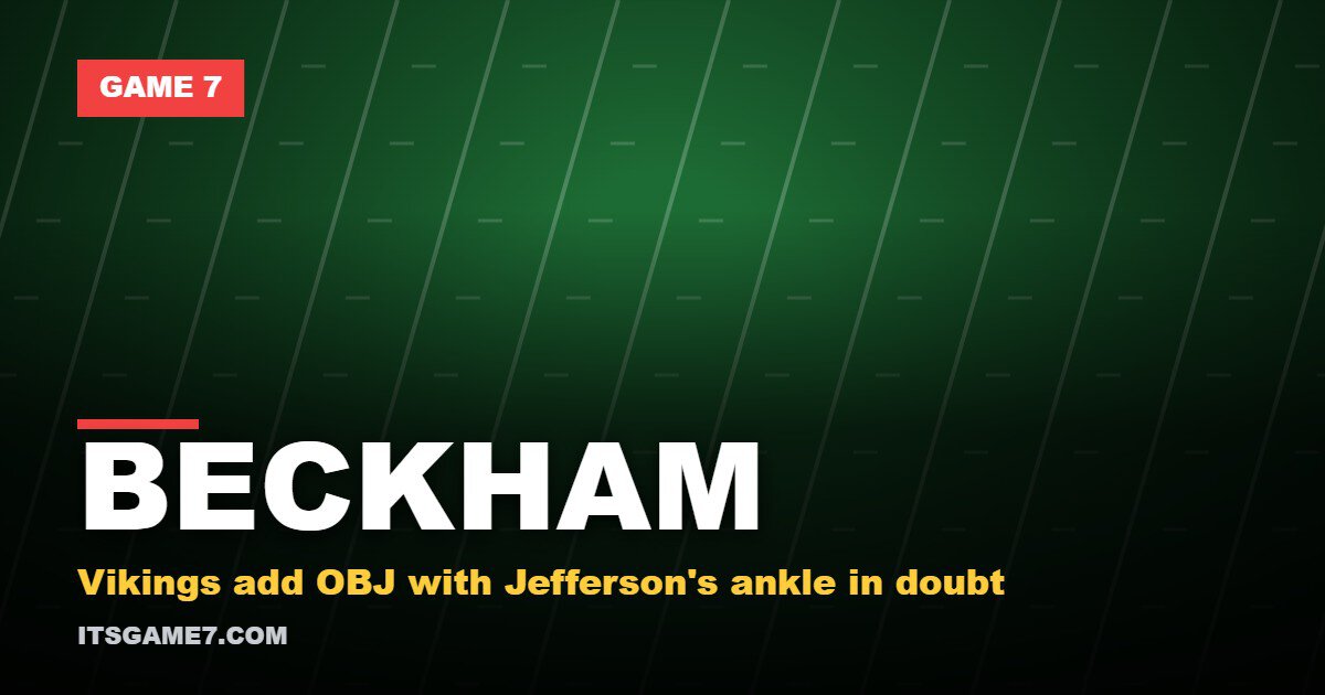 The 4-0 Vikings Are Last in Passing and Just Signed a 33-Year-Old Odell Beckham Jr.