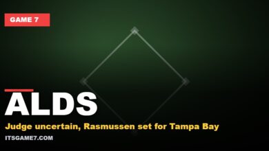 ALDS - Judge uncertain, Rasmussen set for Tampa Bay